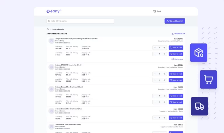 eany.io – ekrano vaizdas