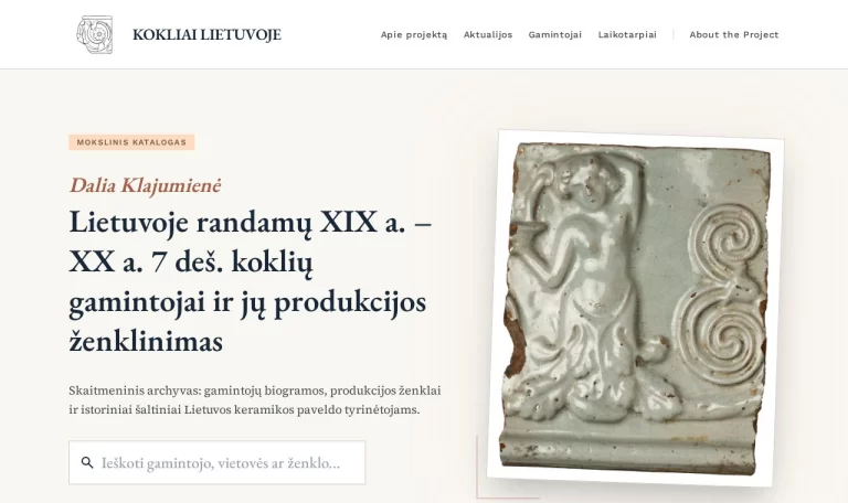 Kokliai Lietuvoje – ekrano vaizdas